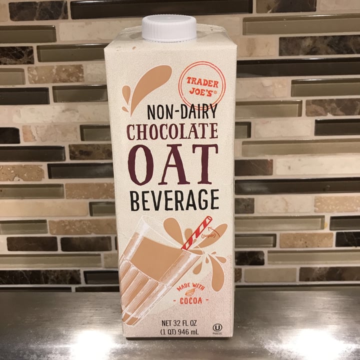 Trader Joe's NonDairy Chocolate Oat Beverage Review abillion