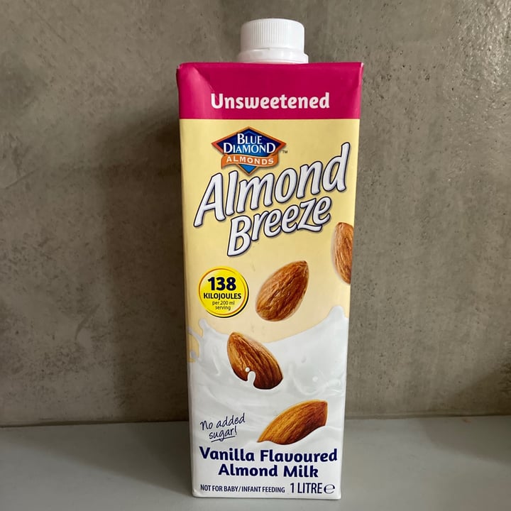 Blue Diamond Almond milk unsweetened vanilla Review abillion