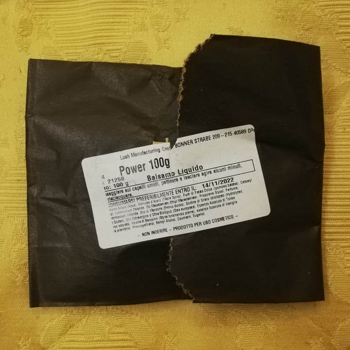 LUSH Fresh Handmade Cosmetics Power Conditioner Review abillion