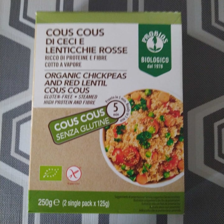 Probios Cous cous di ceci e lenticchie rosse Review | abillion