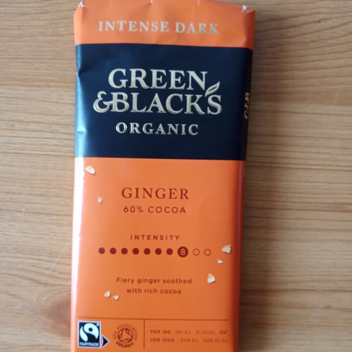 Green & Black's Organic Dark Chocolate with Ginger Review abillion