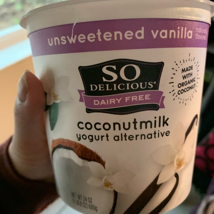 So Delicious Dairy Free Unsweetened Vanilla Coconutmilk Yogurt