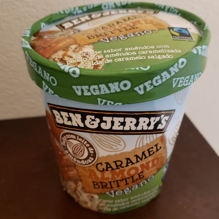 Ben & Jerry's Caramel Almond Brittle NonDairy Frozen Dessert Review