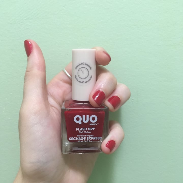 Quo Beauty Really Red Nail Polish Review abillion