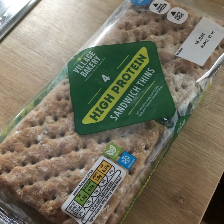 Village bakery High Protein Sandwich Thins Review abillion