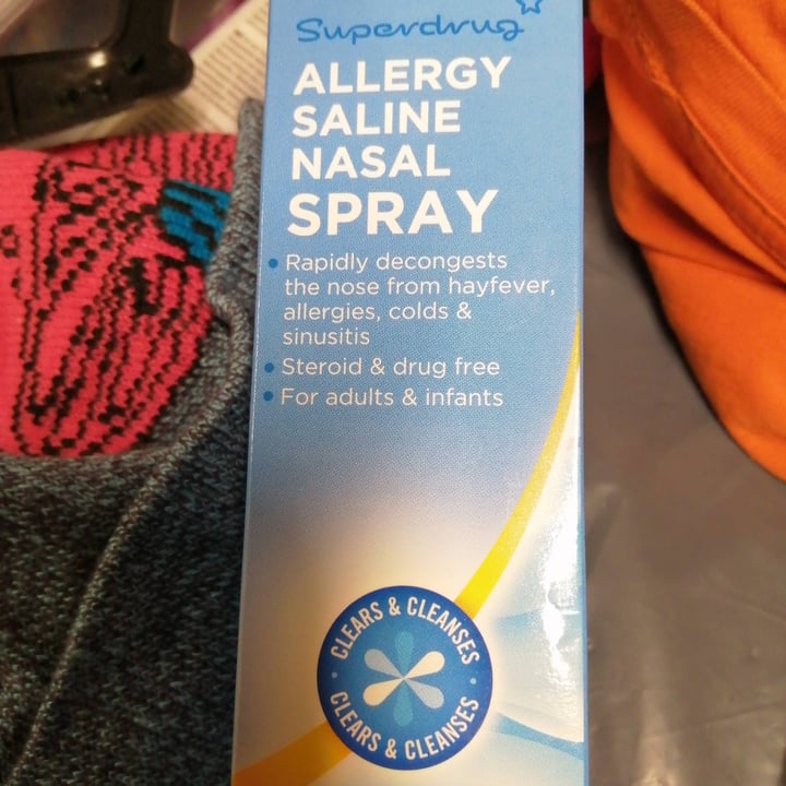 Superdrug Store plc Allergy saline nasal spray Review abillion