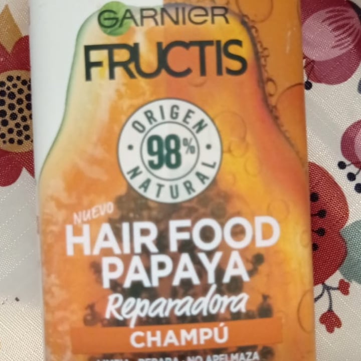 Garnier Fructis Fructis Hair Food Papaya Shampoo Review abillion