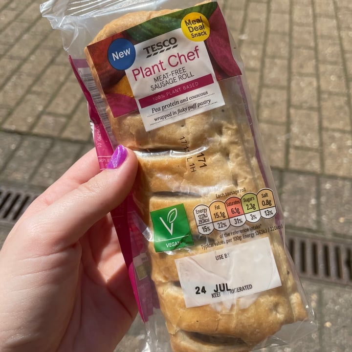 Tesco Plant Chef Meat free Sausage roll Review abillion