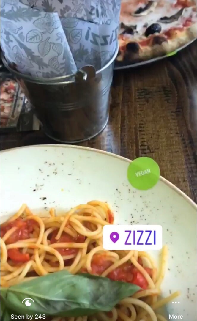 Zizzi Glasgow West End NONDAIRY SPAGHETTI POMODORO Reviews abillion