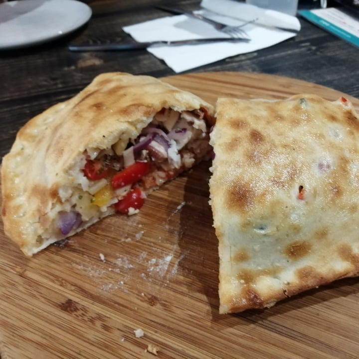 Panarottis Walmer Park Walmer, Port Elizabeth, South Africa Vegan Vegetarian Pizza (Calzone