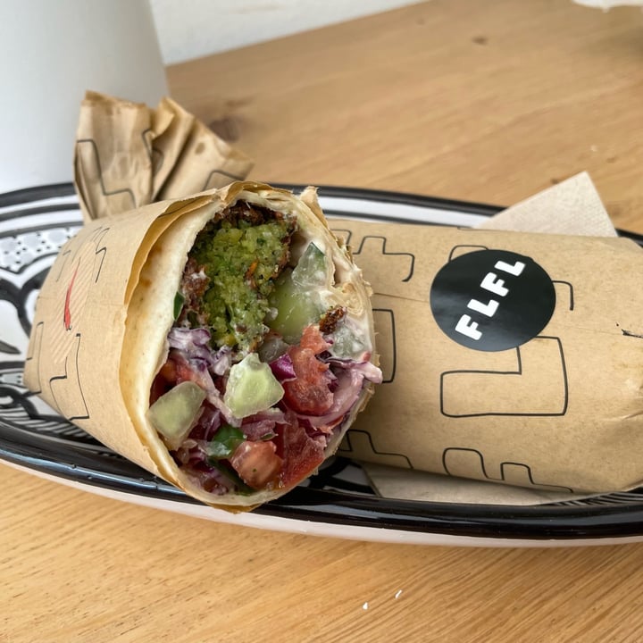 FLFL Binnenstad, Groningen, Netherlands Falafel Wrap Review abillion