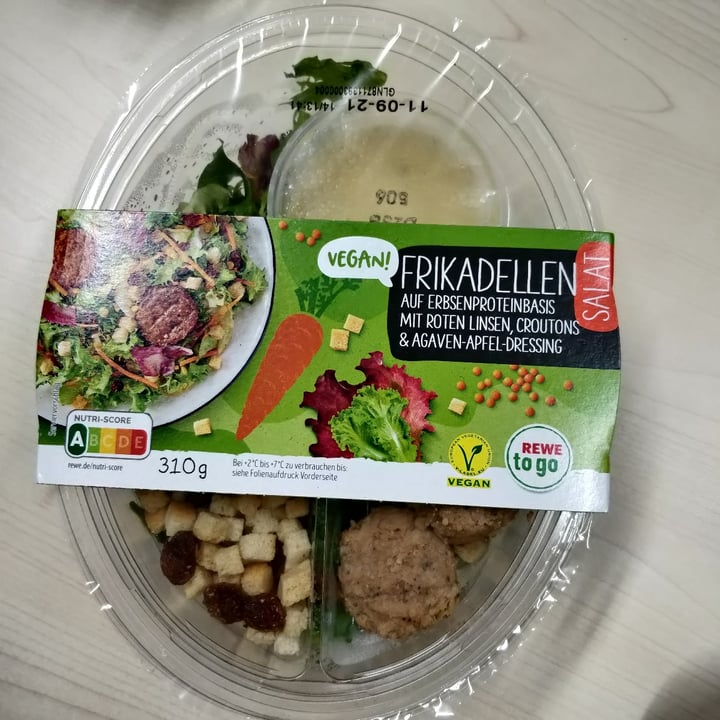 Rewe To Go Frikadellen Salat Review | abillion