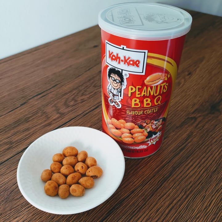 KohKae Peanuts BBQ Flavour Coated Peanuts Review abillion