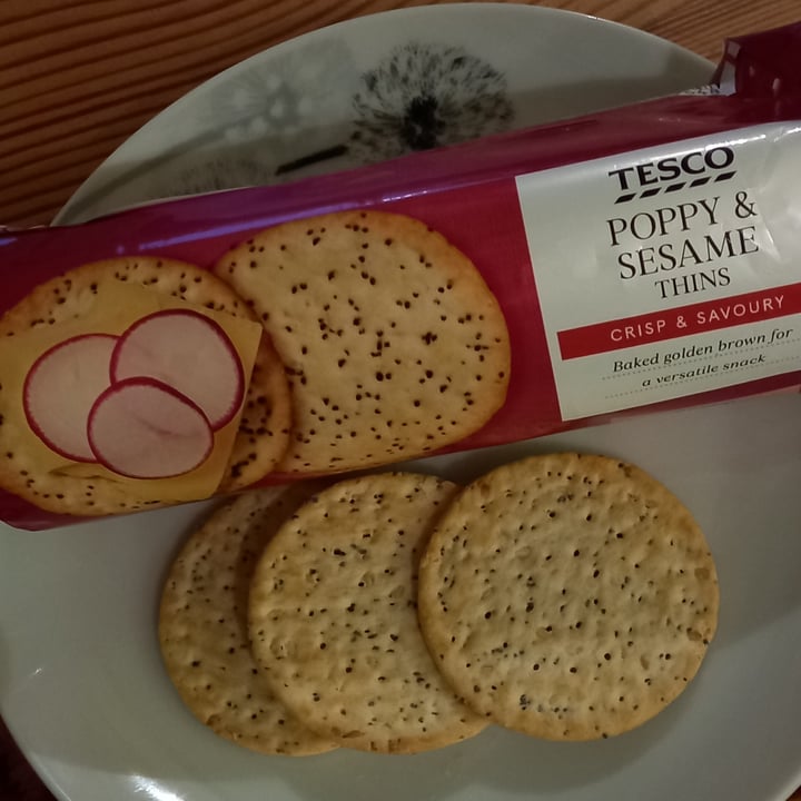 Tesco Poppy & Sesame thins Review abillion