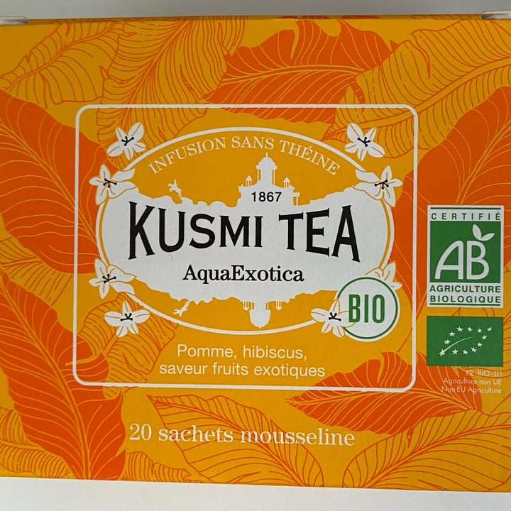 Kusmi tea bio aqua exotica Kusmi Tea Bio Aqua Exotica Review abillion