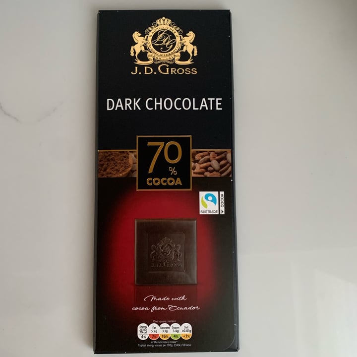 J. D. Gross Dark Chocolate 70 Review abillion
