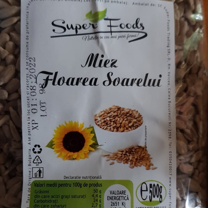 Superfoods Raw sunflower seeds Review abillion