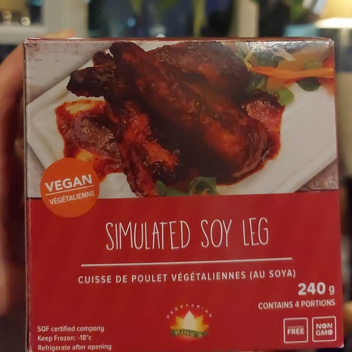 review photo of King's Vegetarian Food Mfg. Co. Ltd. Simulated Soy Leg shared by @hbchic on 30 Dec 2021 - review