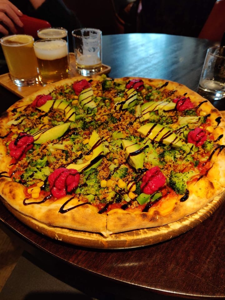 Scott's Bar Bruxelles, Belgium Vegan Pizza Review abillion
