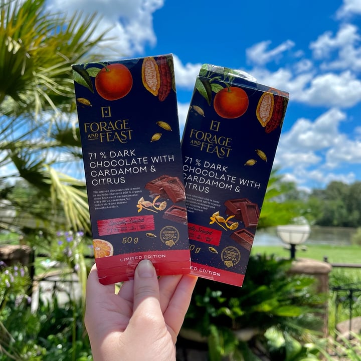 Forage and Feast 71 Dark Chocolate with Cardamom & Citrus Review