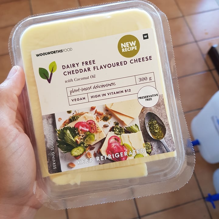 Woolworths Dairy Free Cheddar Flavoured Cheese Review abillion