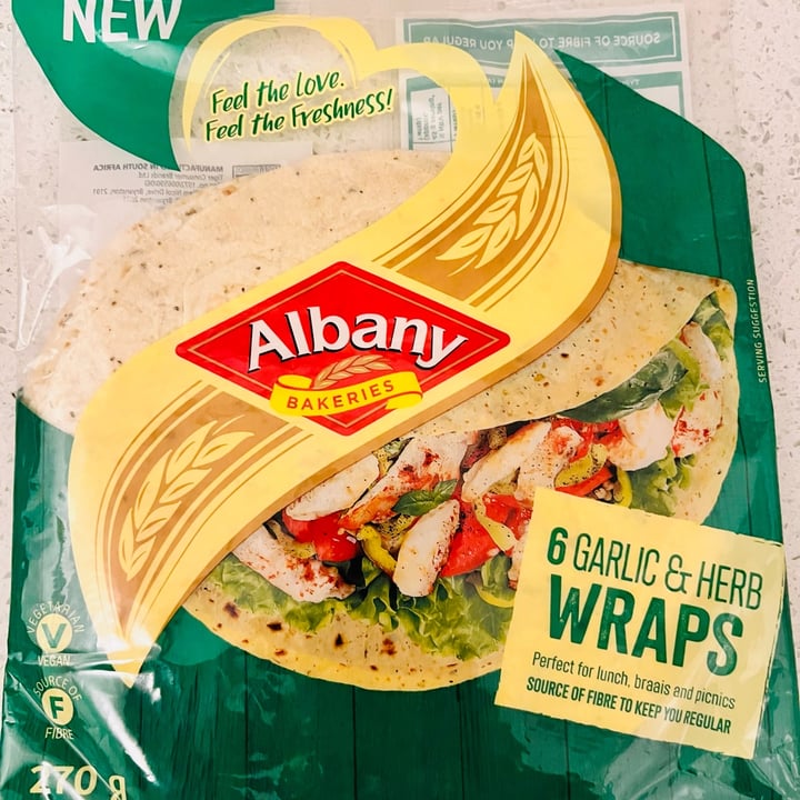 Albany Bakeries Garlic & Herb Wraps Reviews abillion