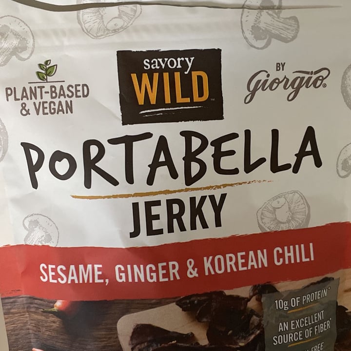 Savory Wild Portabella Jerky Sesame, Ginger & Korean Chili Review