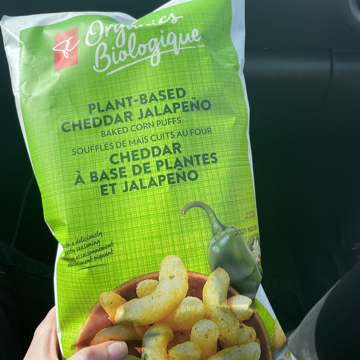 President's Choice Cheddar jalapeño corn puffs Review abillion