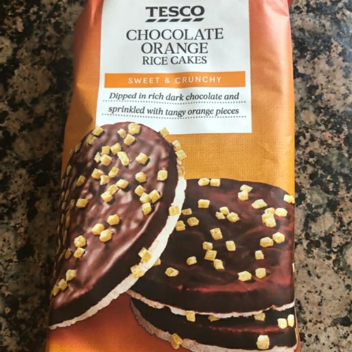 Tesco chocolate orange rice cakes Review abillion