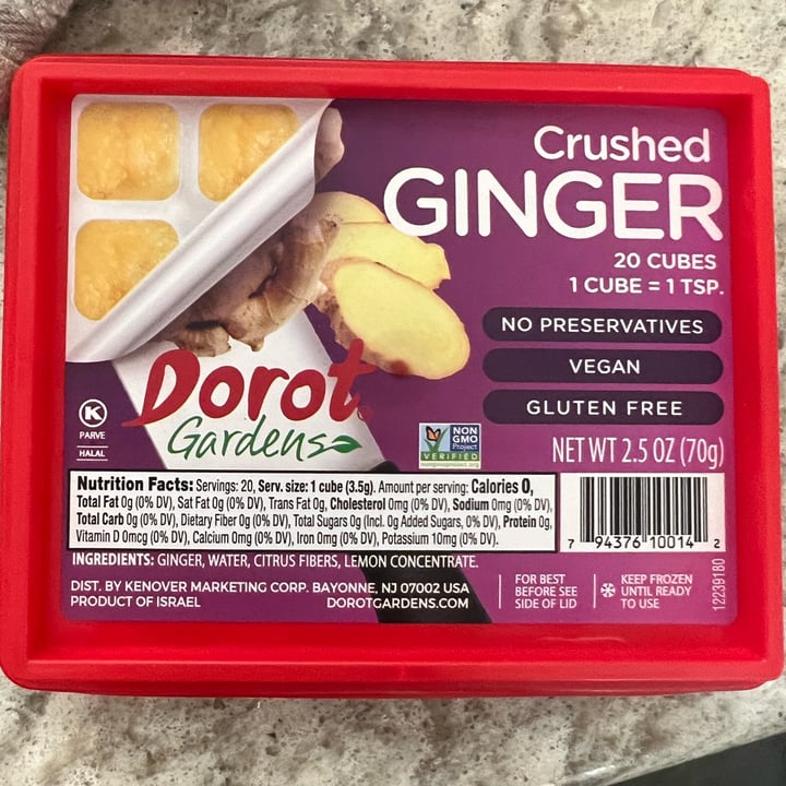 Dorot Gardens Crushed Ginger Review abillion