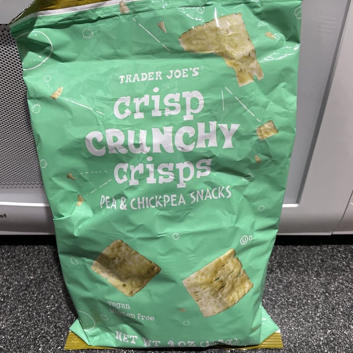 Trader Joe's Crisp Crunchy Crisps Pea & Chickpea Snacks Review abillion