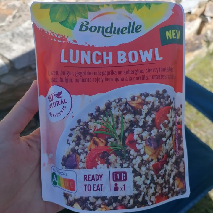 Bonduelle Lunch bowl lentejas, bulgur, pimiento rojo y berenjenas a la ...