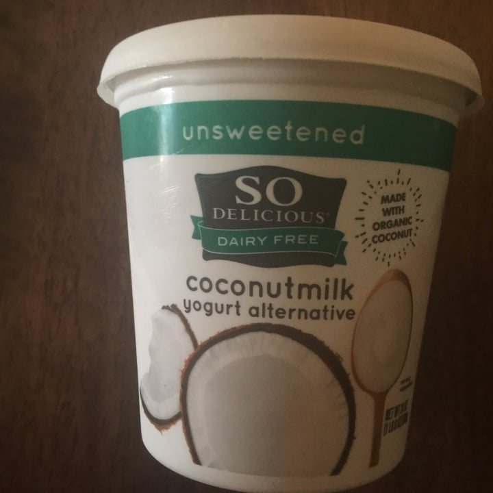 So Delicious Dairy Free Unsweetened Coconut Milk Yogurt Alternative