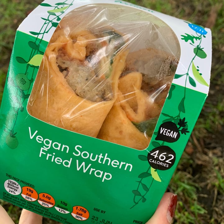 Boots Vegan Southern fried chicken wrap Review abillion