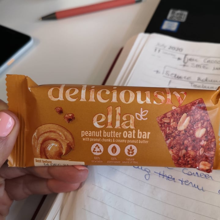 Deliciously Ella Peanut Butter Oat Bar Review abillion