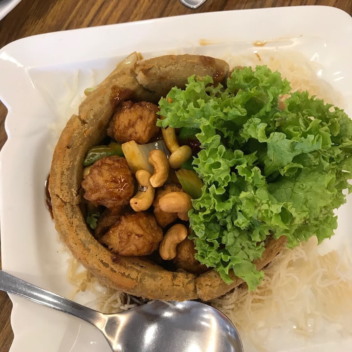 Greenland Vegetarian Restaurant Hougang, Singapore Delight Yam Ring