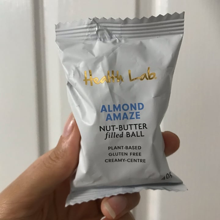Health Lab Almond Amaze nutbutter filled ball Review abillion