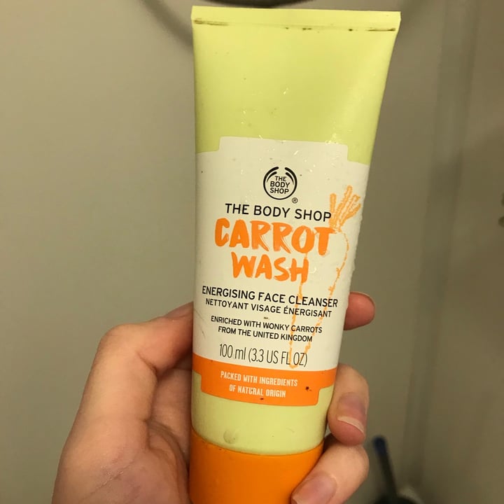 The Body Shop Carrot Wash Energizing Face Cleanser Review abillion