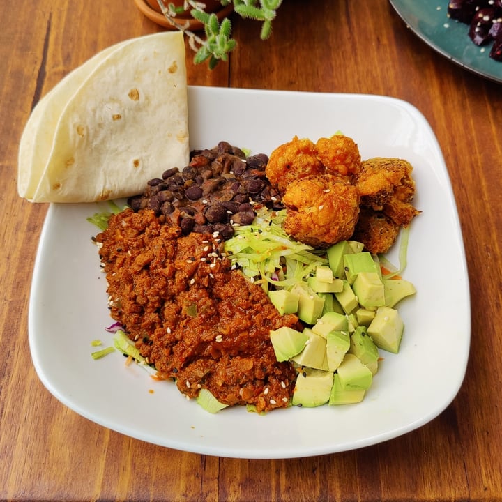 Infinite Café PlantPowered Kitchen Cape Town, South Africa Taco Bowl