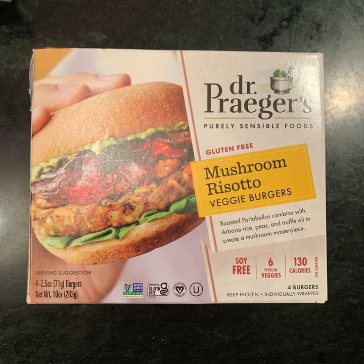 Dr. Praeger's Mushroom Risotto Burger Review abillion