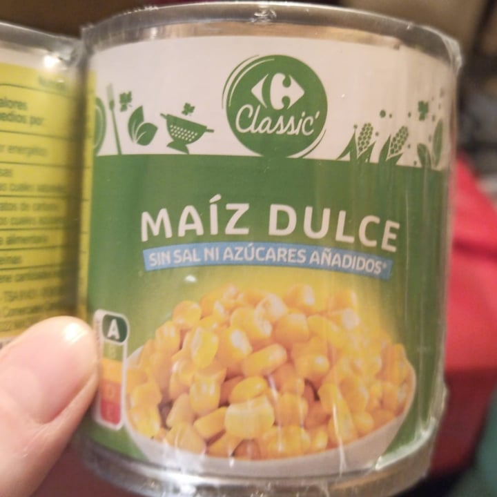 review photo of Carrefour Classic Maíz Dulce Sin Sal Sin Azúcares Añadidos shared by @mtoffana on 11 Sep 2021 - review