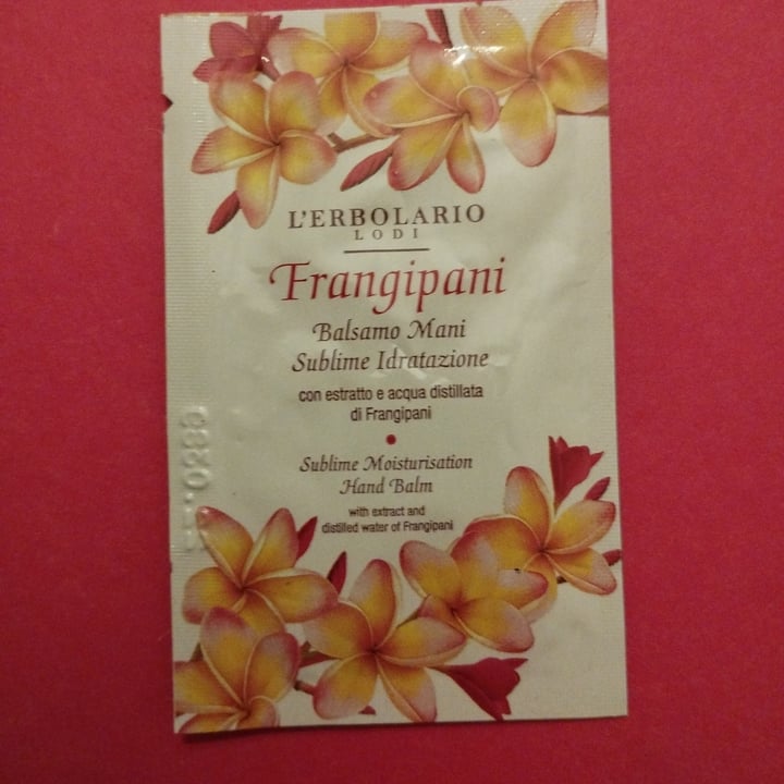 Erbolario Balsamo mani frangipani Review abillion