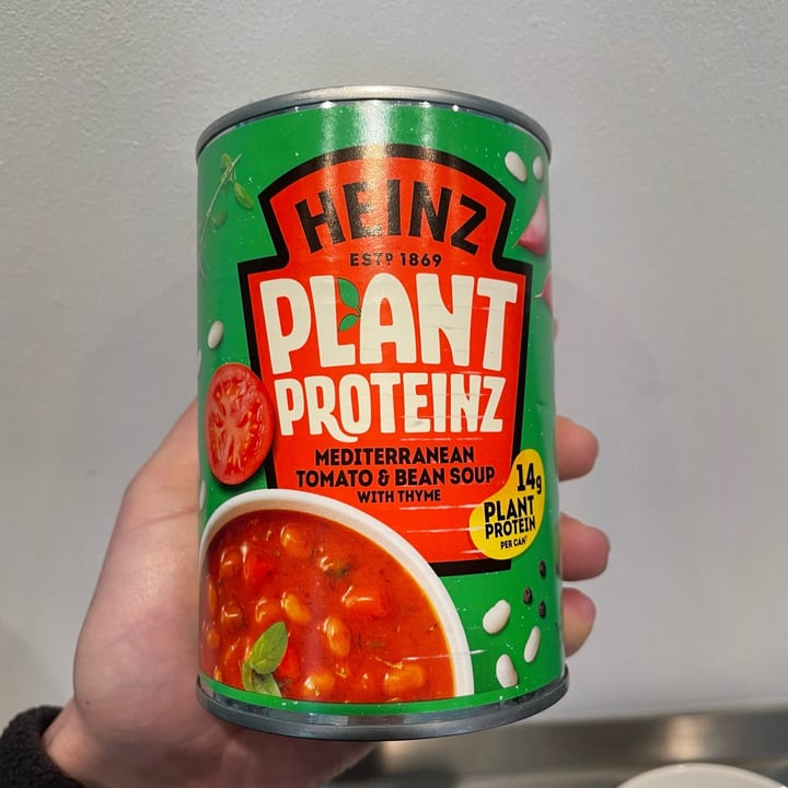 Heinz Plant Proteinz Mediterranean Tomato & Bean Soup Review | abillion