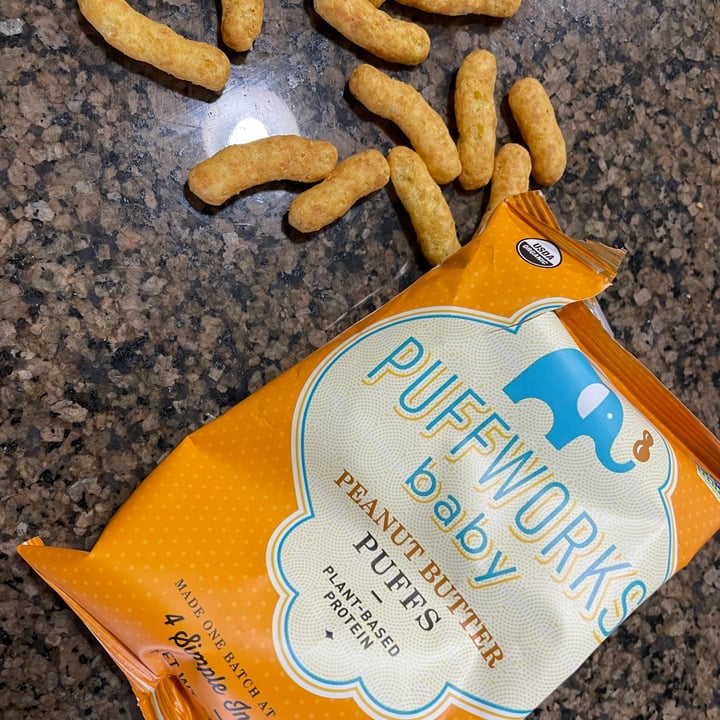 Puffworks Baby peanut butter puffs Review abillion
