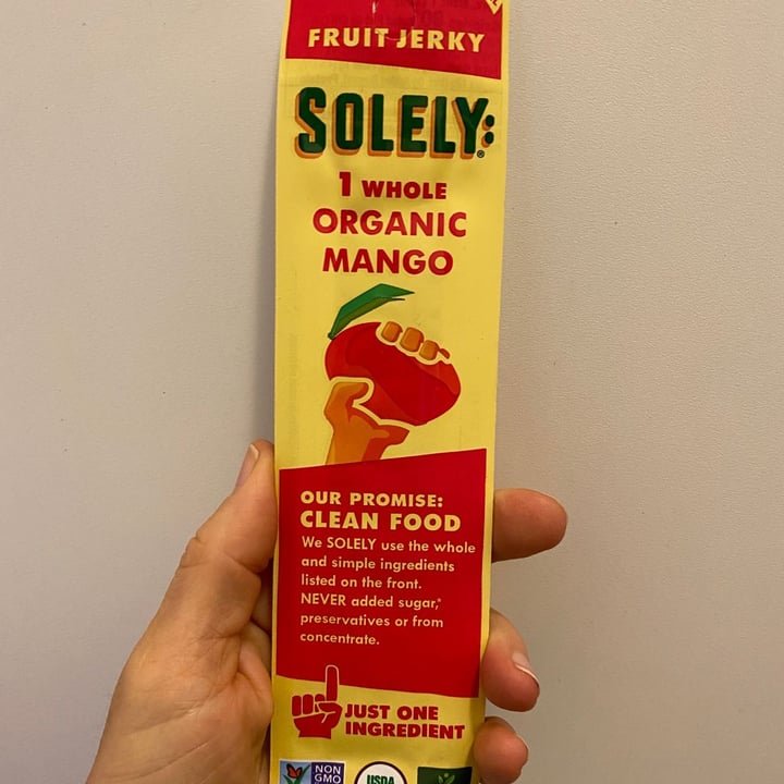 Solely Organic Mango Fruit Jerky Review abillion