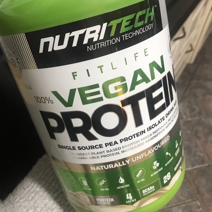 Nutritech Naturally Unflavoured Vegan Protein Review abillion