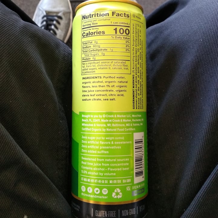 Crook & Marker Organic Supergrain Alcohol Lime Margarita Review abillion