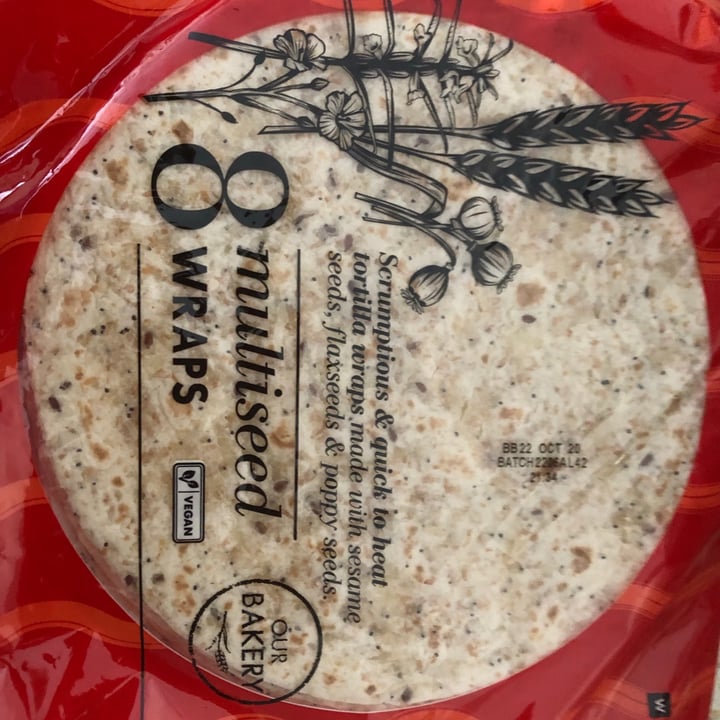Woolworths Food Brown wheat and flaxseed wraps. Review abillion