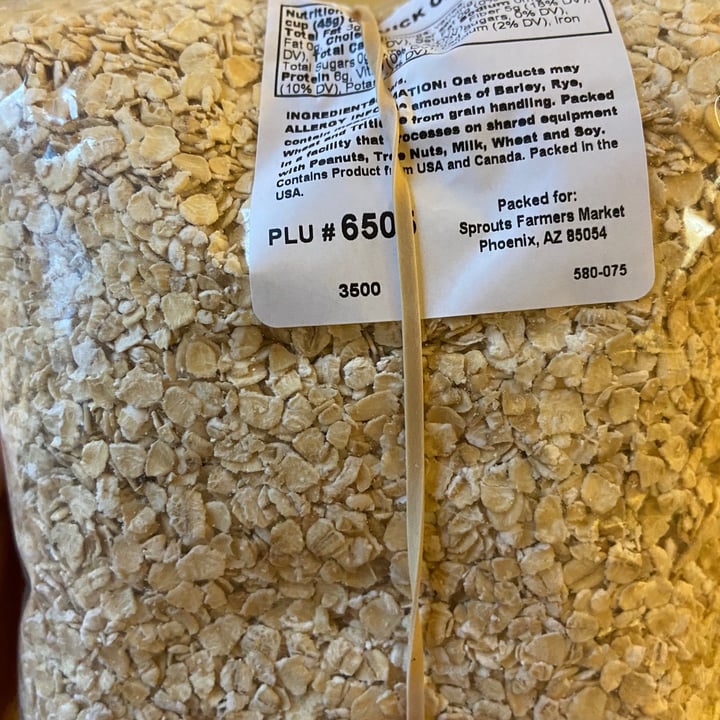 Sprouts Farmers Market Quick Oats Review abillion