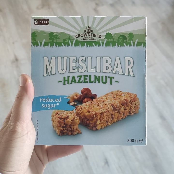 Crownfield Muesli bars hazelnut Review abillion